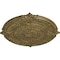 Ekena Millwork Attica Acanthus Leaf Medallion (Canopies up to 3 1/4"), 30 1/8"OD x 1 1/2"P, Mississippi Mud Crackle CM30ATMMC - alternate 3